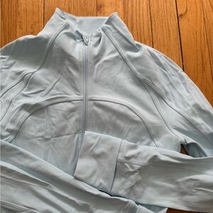Lululemon Baby Blue Cropped Define Jacket